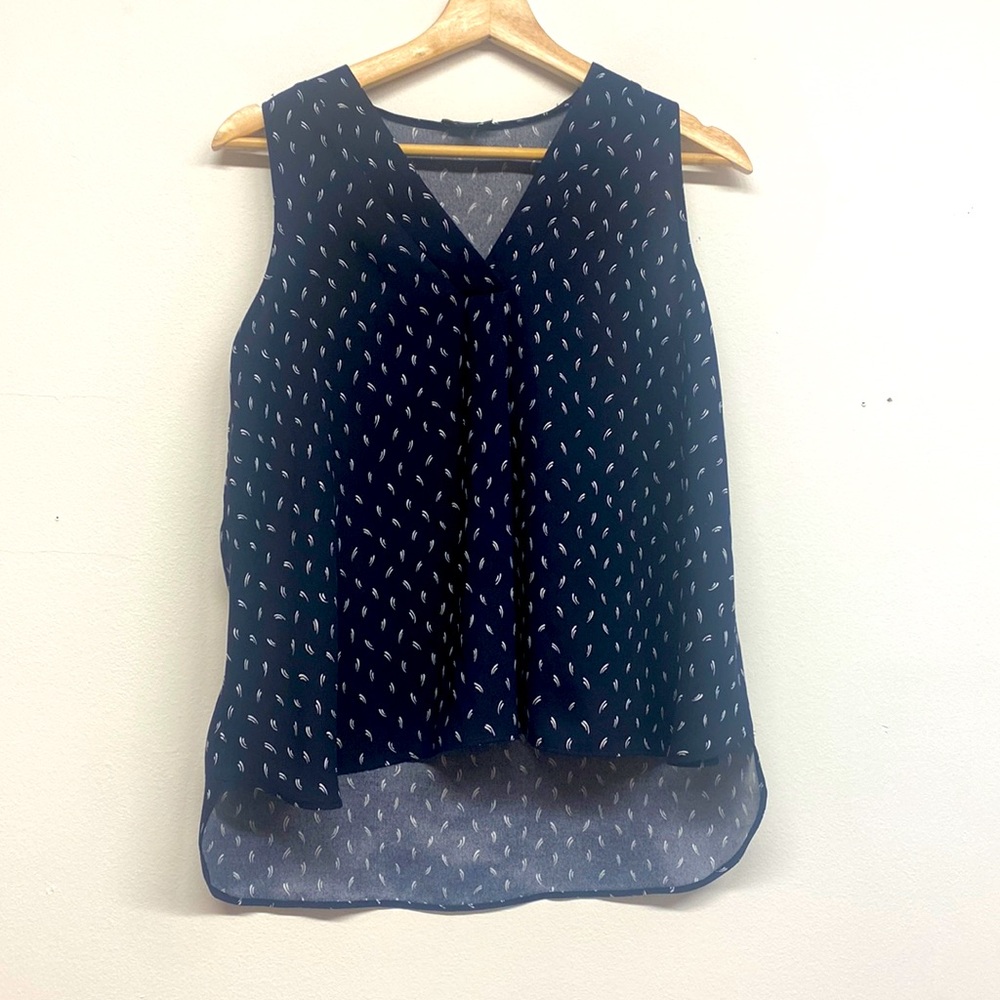 Ann Taylor petit size small sleeveless blouse